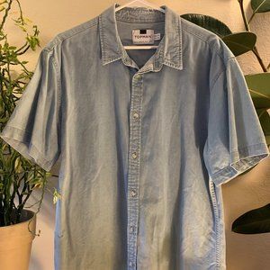 Topman Men's L Button Down Short Sleeve